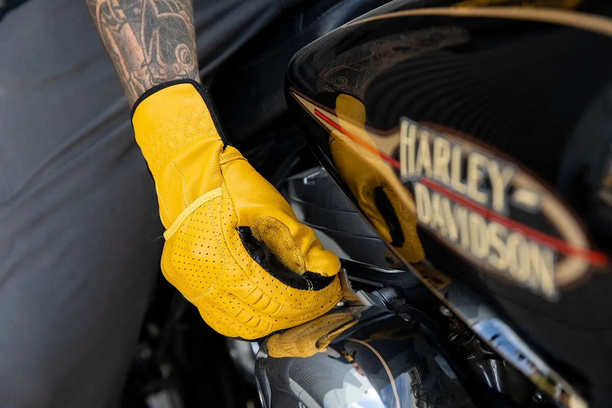Biltwell Borrego Gloves - Black/Gold
