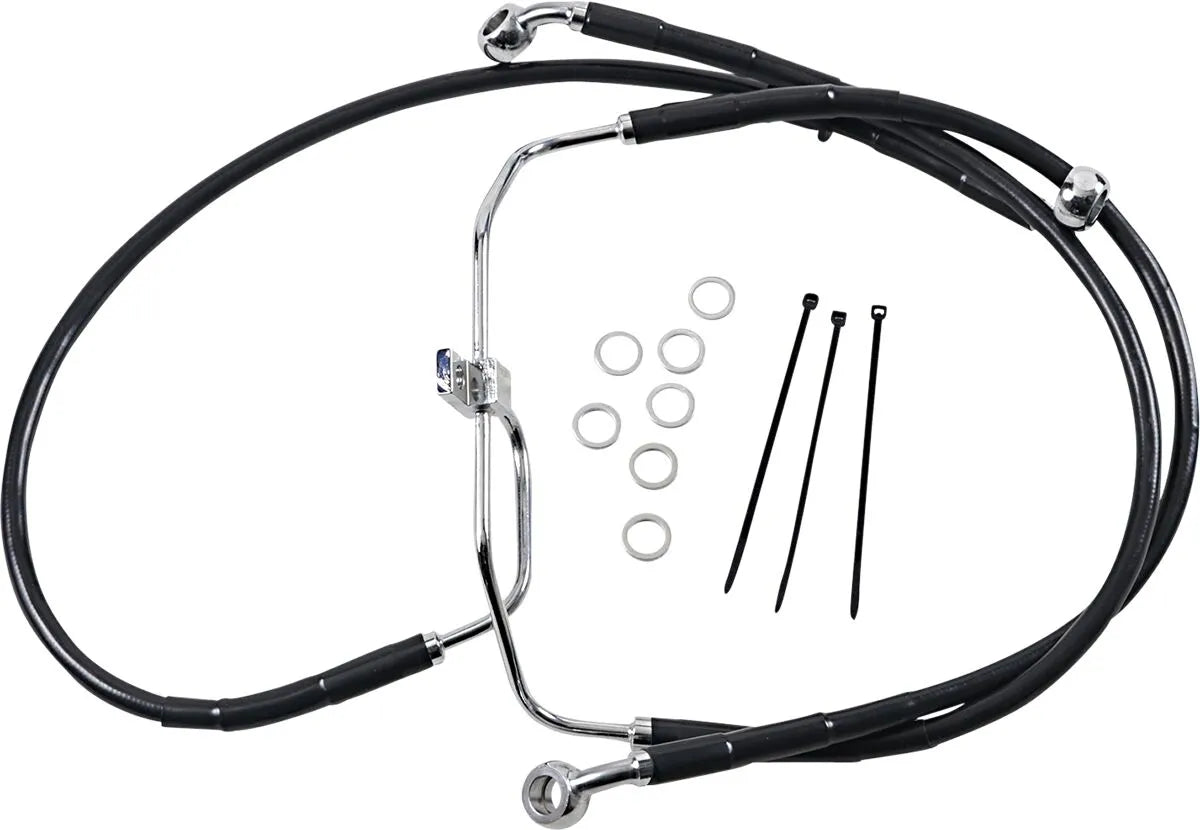 Drag Specialties Extended Brake Line Kit For Front