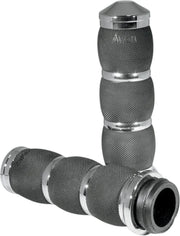 Avon Grips 3-ring Air Cushioned Grips - Black/chrome