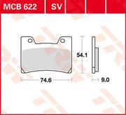 Trw Sv Series Sintered Brake Pads - Front