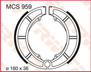 Trw Mcs959 Brake Shoes - Organic Base