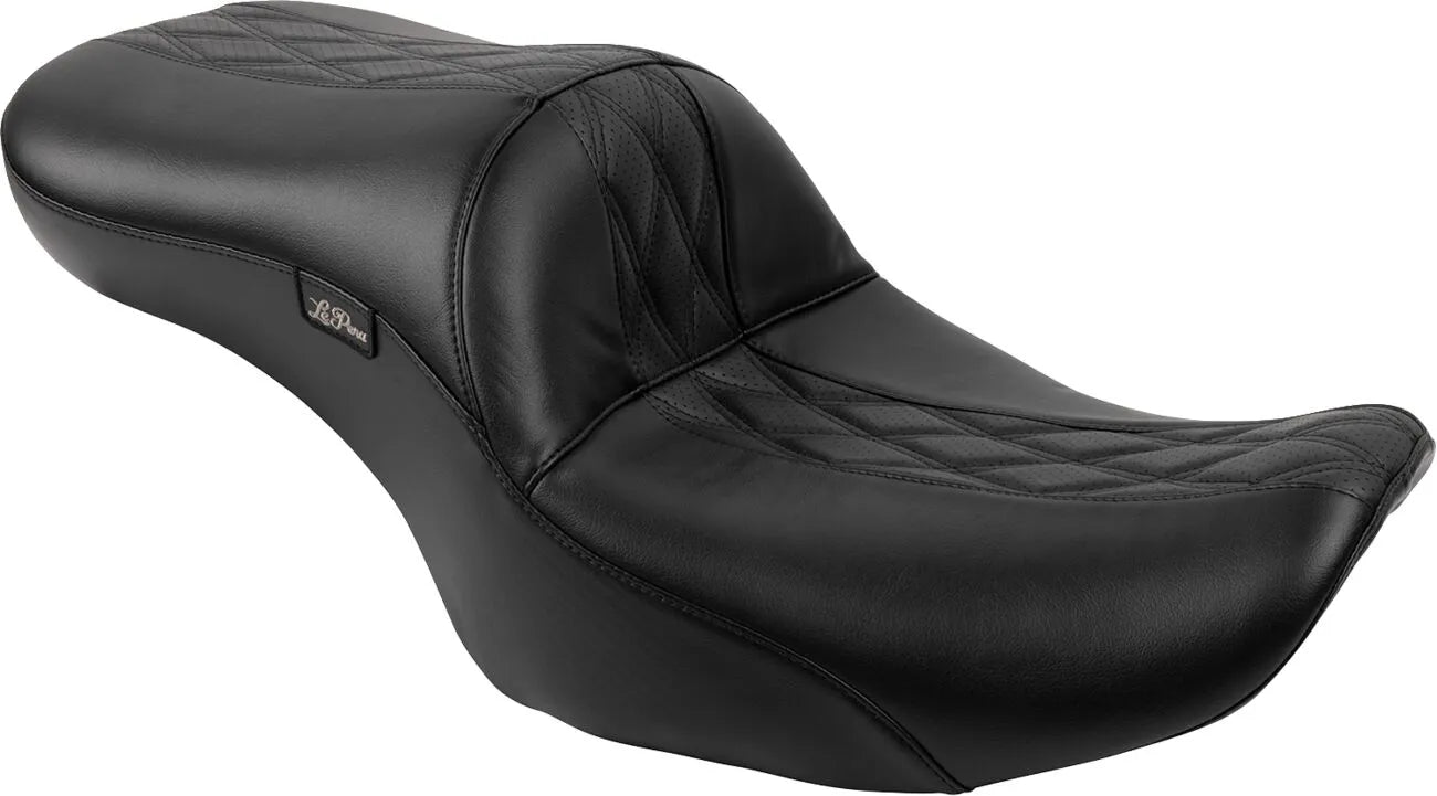 Le Pera Maverick Seat - Black Vinyl Motorcycle Seat