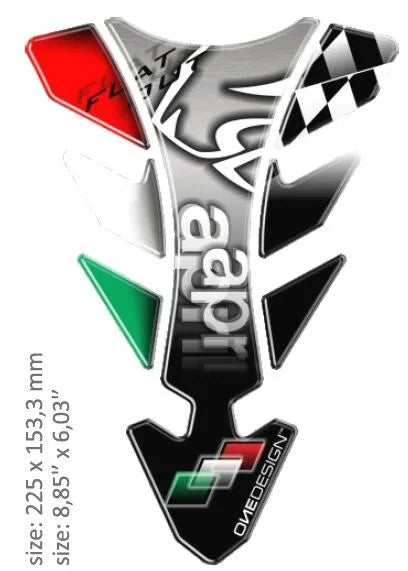 Onedesign Resin Tank Pad - Universal Motorcycle Protection