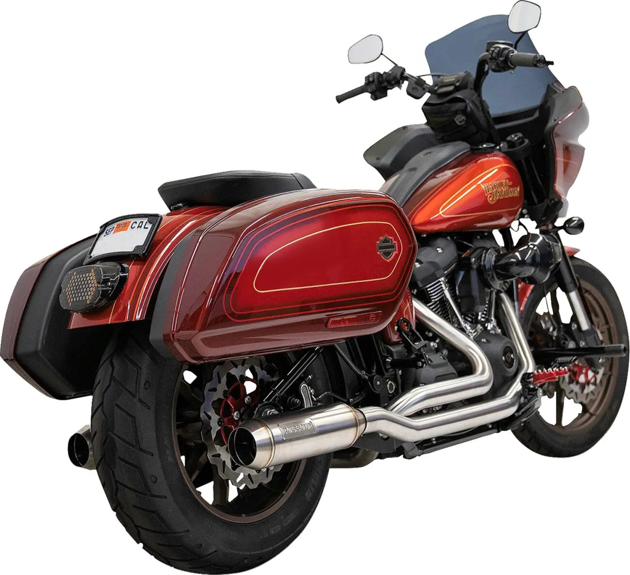 Bassani Xhaust True Dual Exhaust System With 4" Muffler