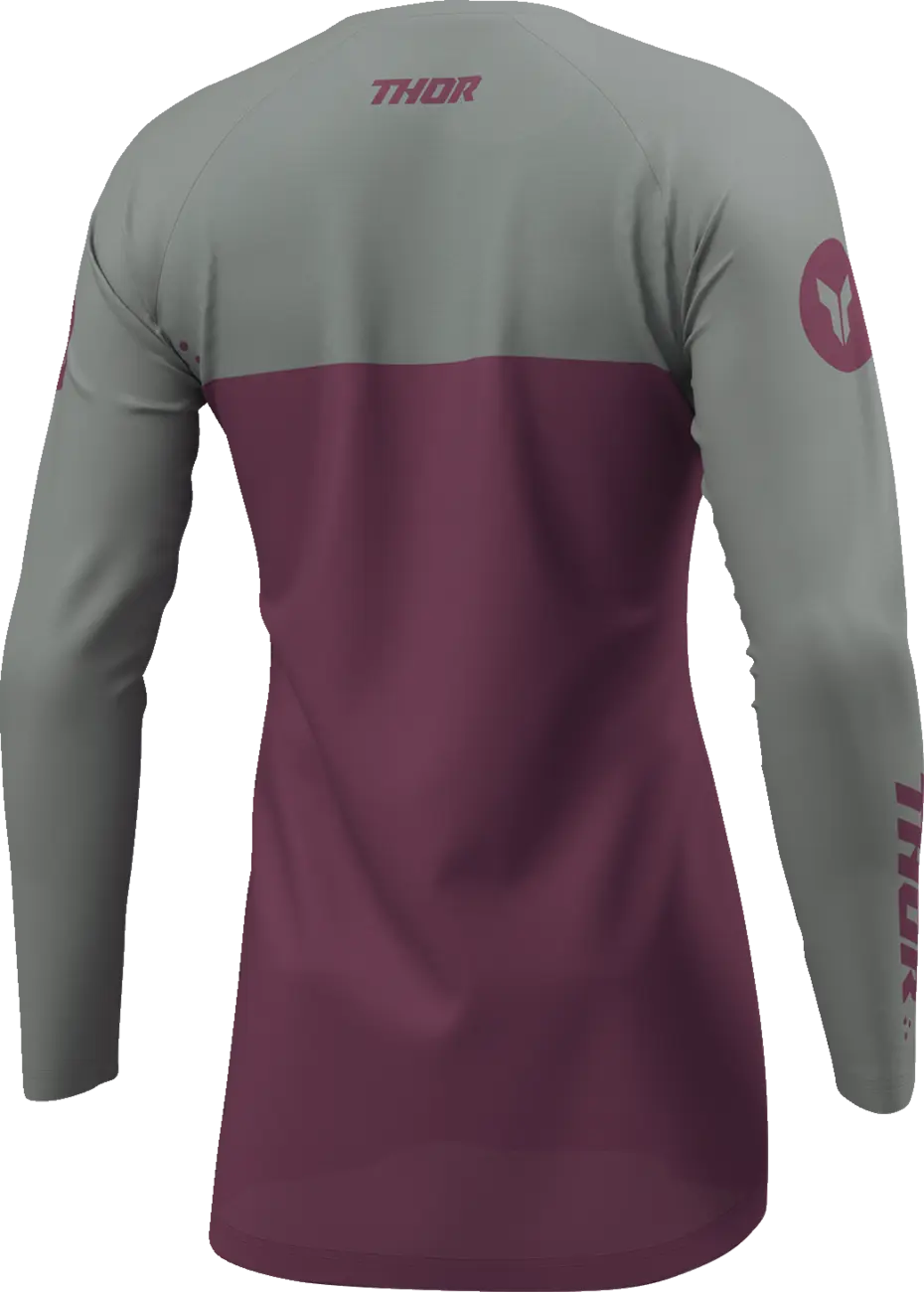 Thor Women's Ridemode Menace Jersey - Gray/Purple