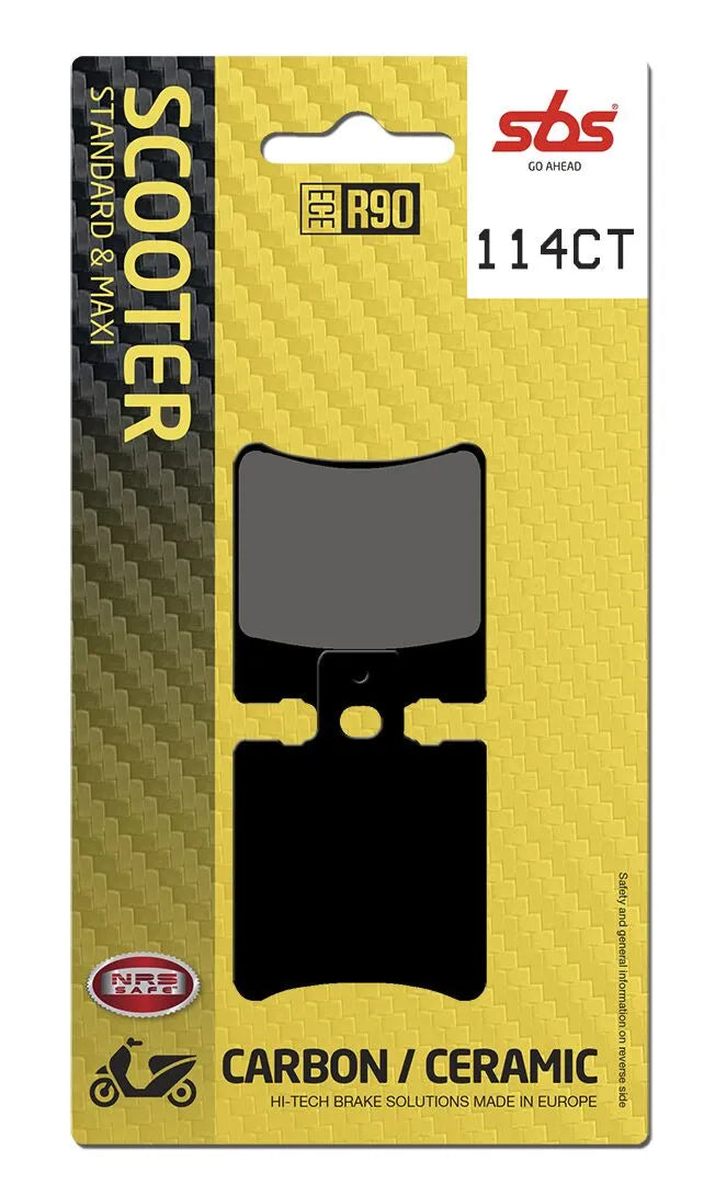 Sbs Ct Scooter Carbon Tech Organic Brake Pads
