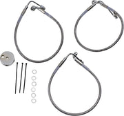 Drag Specialties Stainless Steel Brake Line Kit