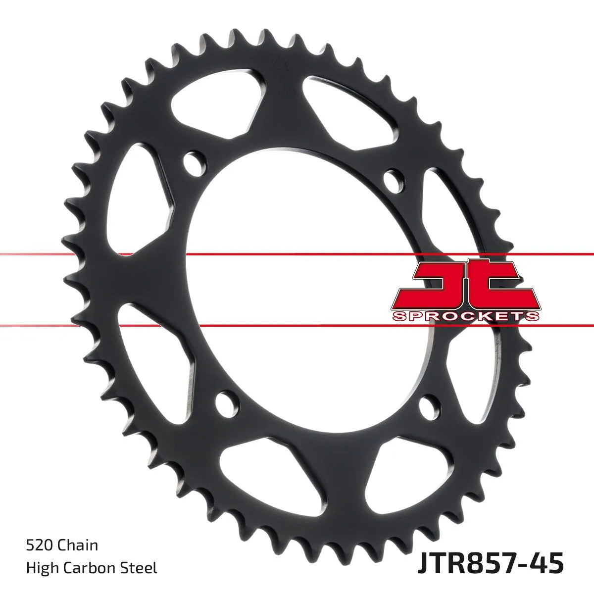 Jt Sprockets Rear Sprocket - Black Zinc - 520