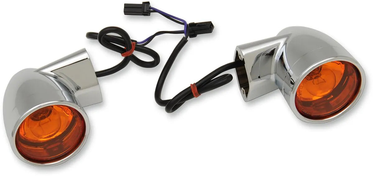 Drag Specialties Bullet Turn Signals - Amber Lens
