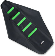Moose Offroad Ribbed Seat Cover - Black/green