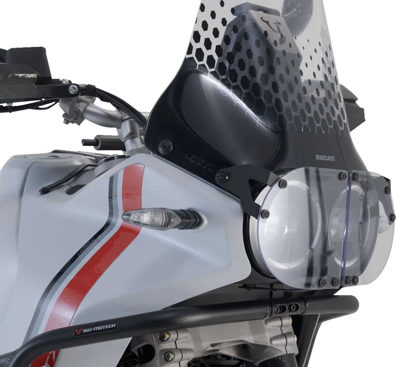 Sw-motech Headlight Guard - Steel & Makrolon Protection