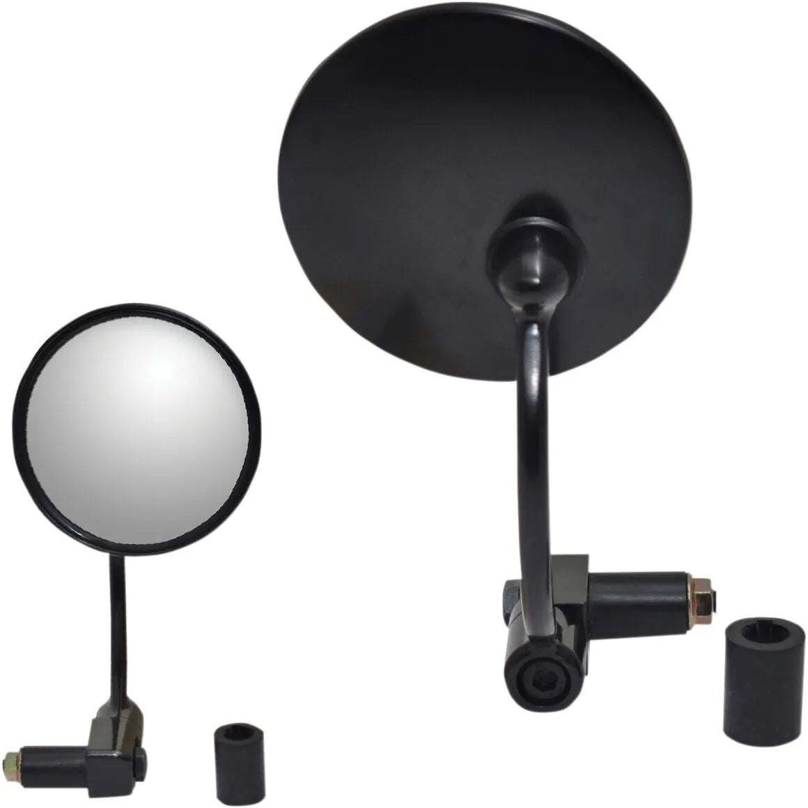 Parts Unlimited Bar End Mirror - Black