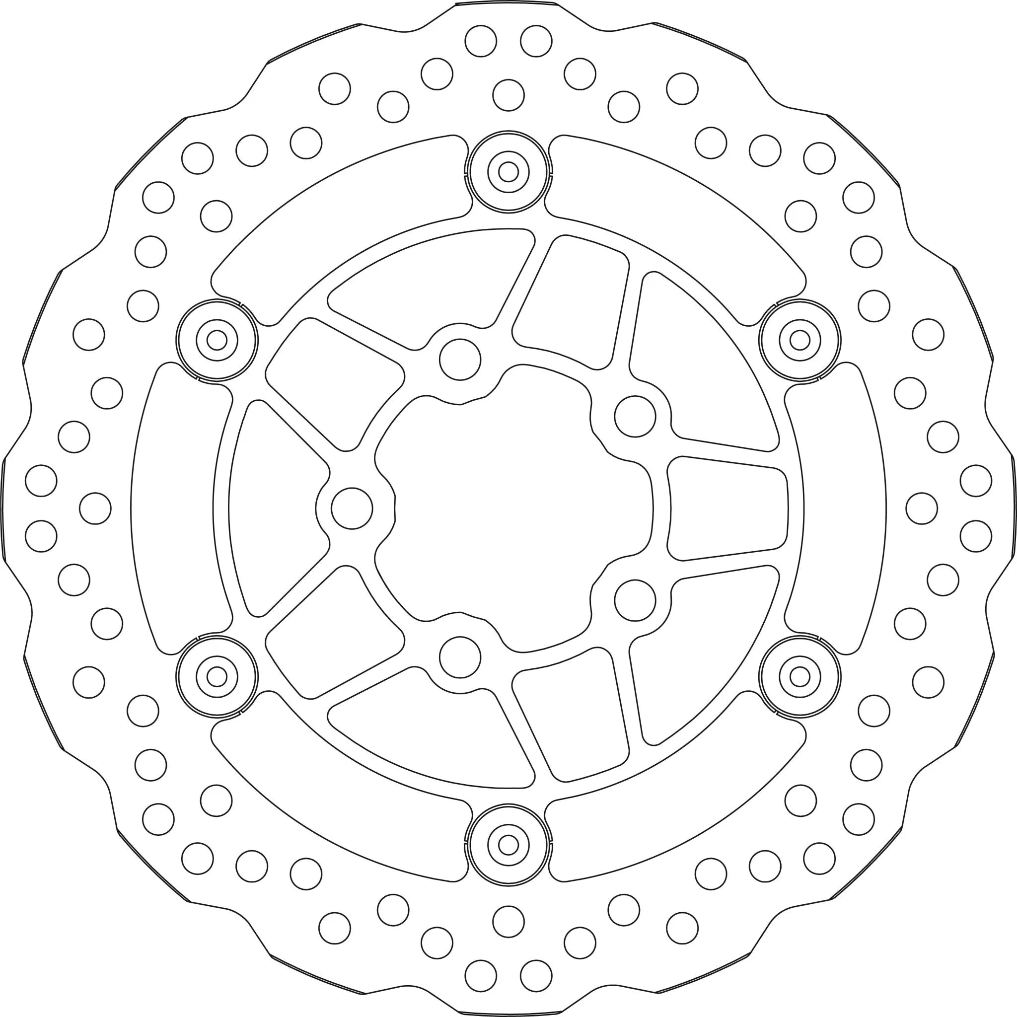 Sbs Stainless Steel Brake Rotor For Motorcycle
