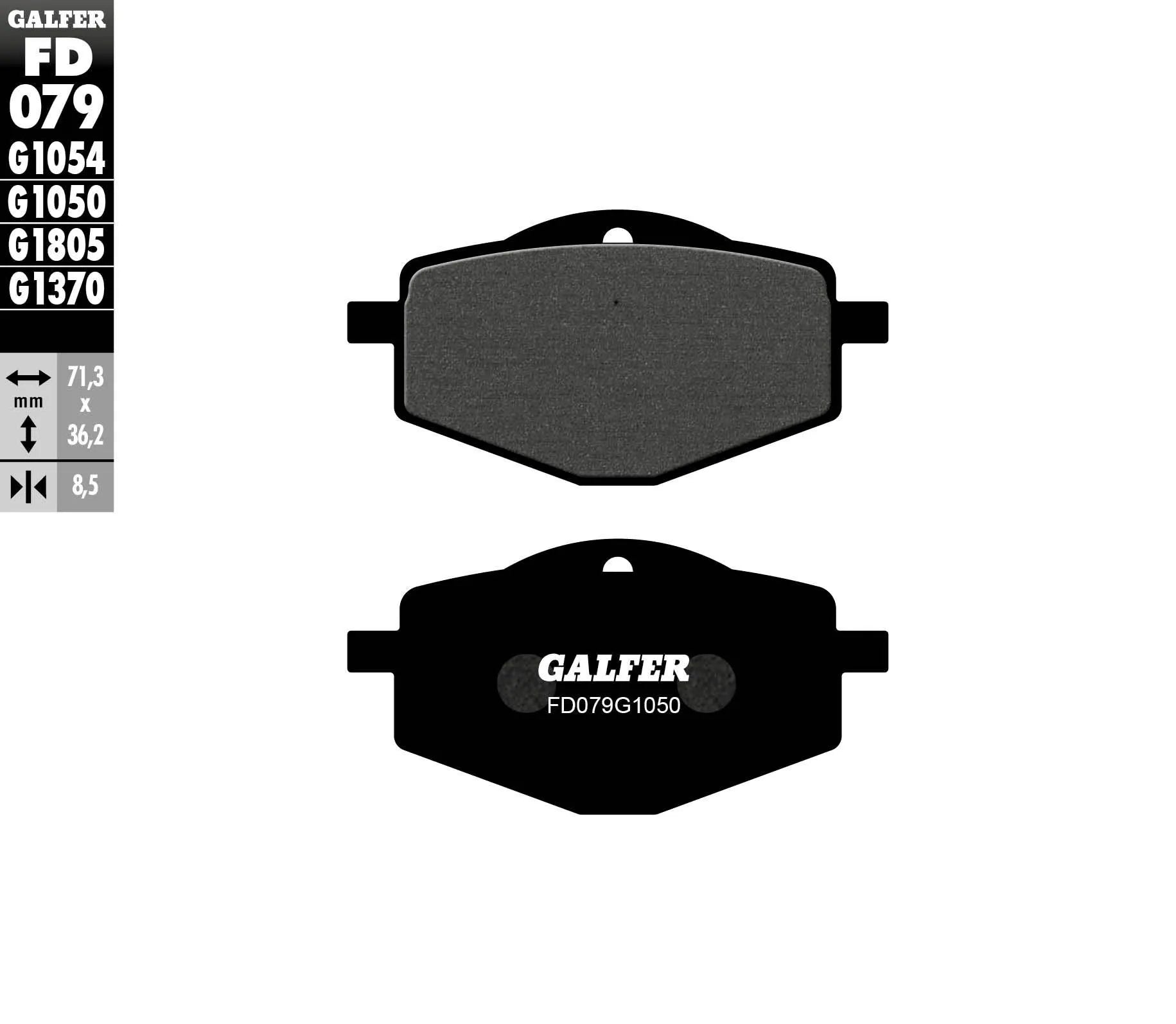 Galfer Organic Brake Pad Set For Motorcycle