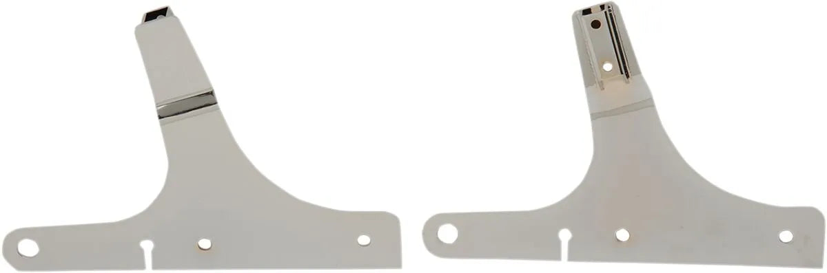 Cycle Visions Sissy Bar Side Plates - Chrome