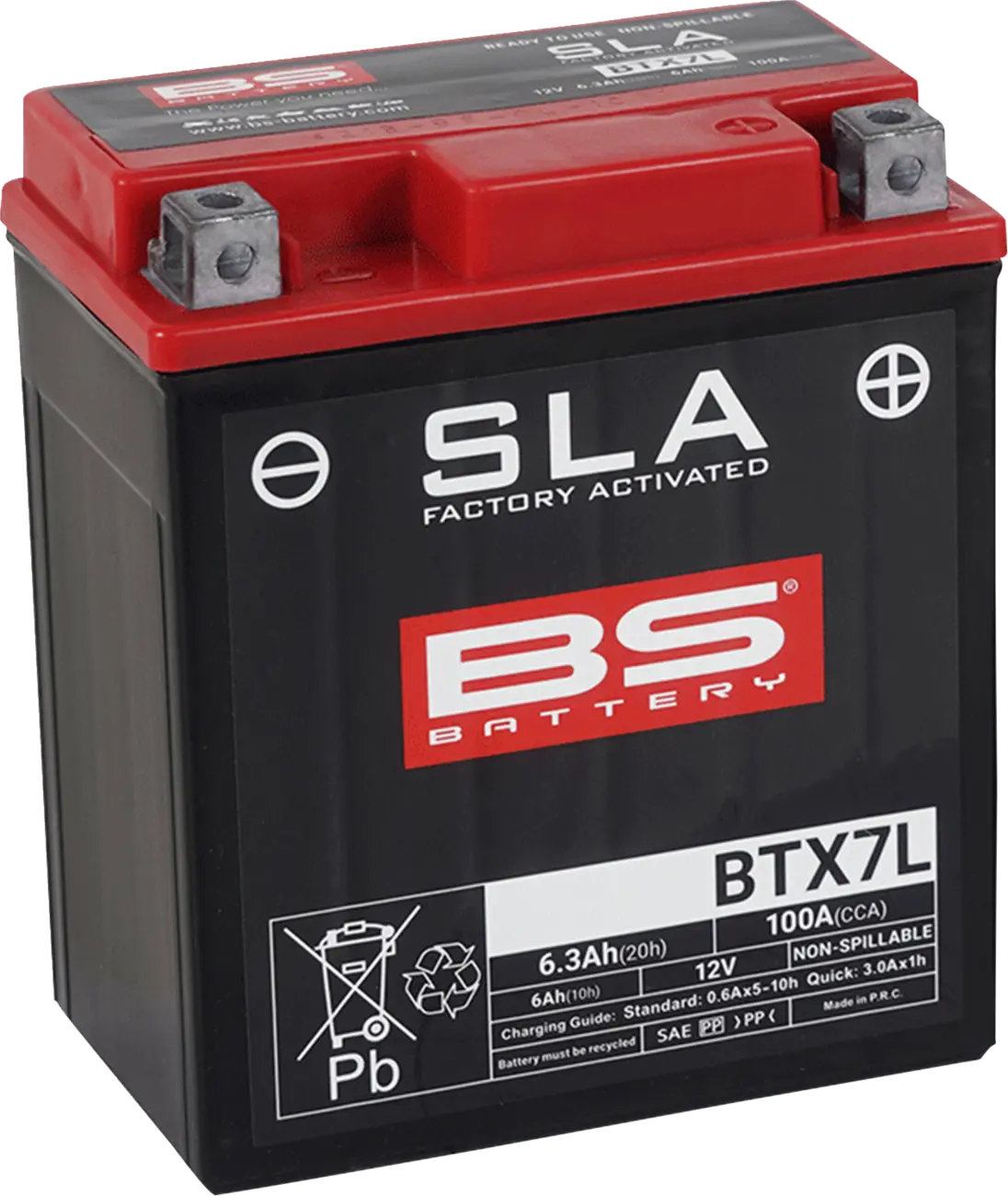 Bs Battery Agm 12v 6ah Motorcycle Battery