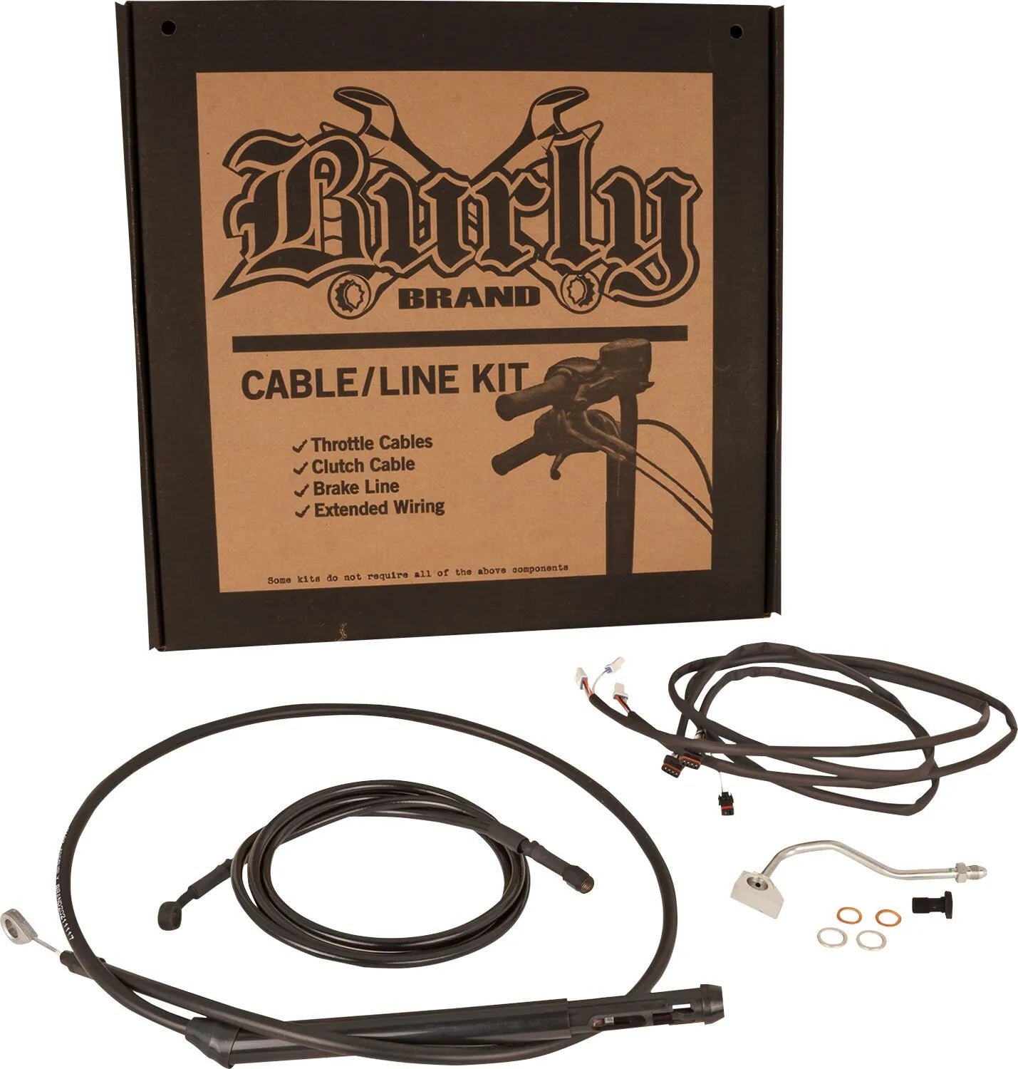 Burly Brand Touring Model Control Kit For 15" Handlebars