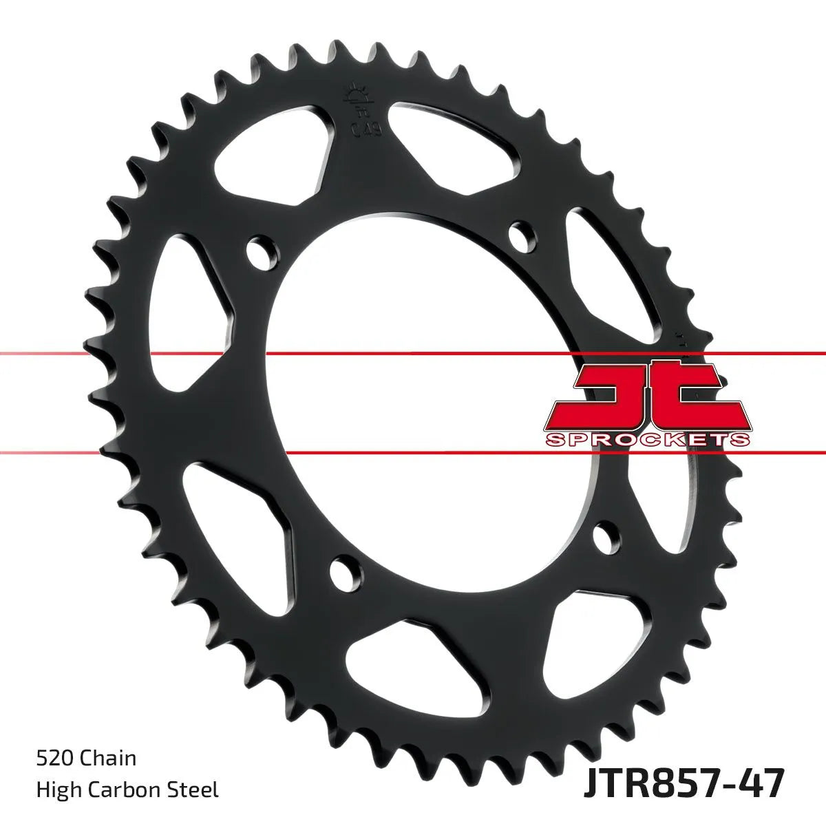 Jt Sprockets Steel Rear Sprocket - Black Zinc Finish