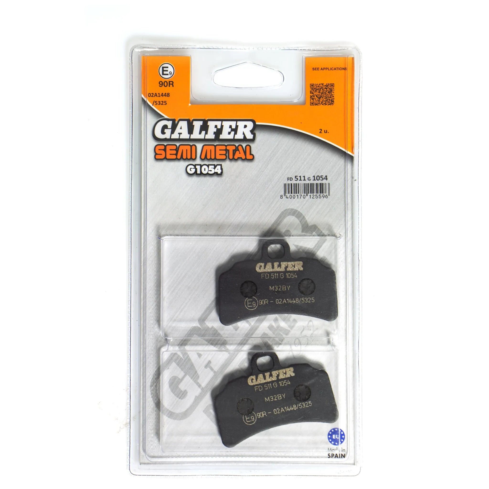 Galfer Semi-metallic Brake Pads - Versatile Performance