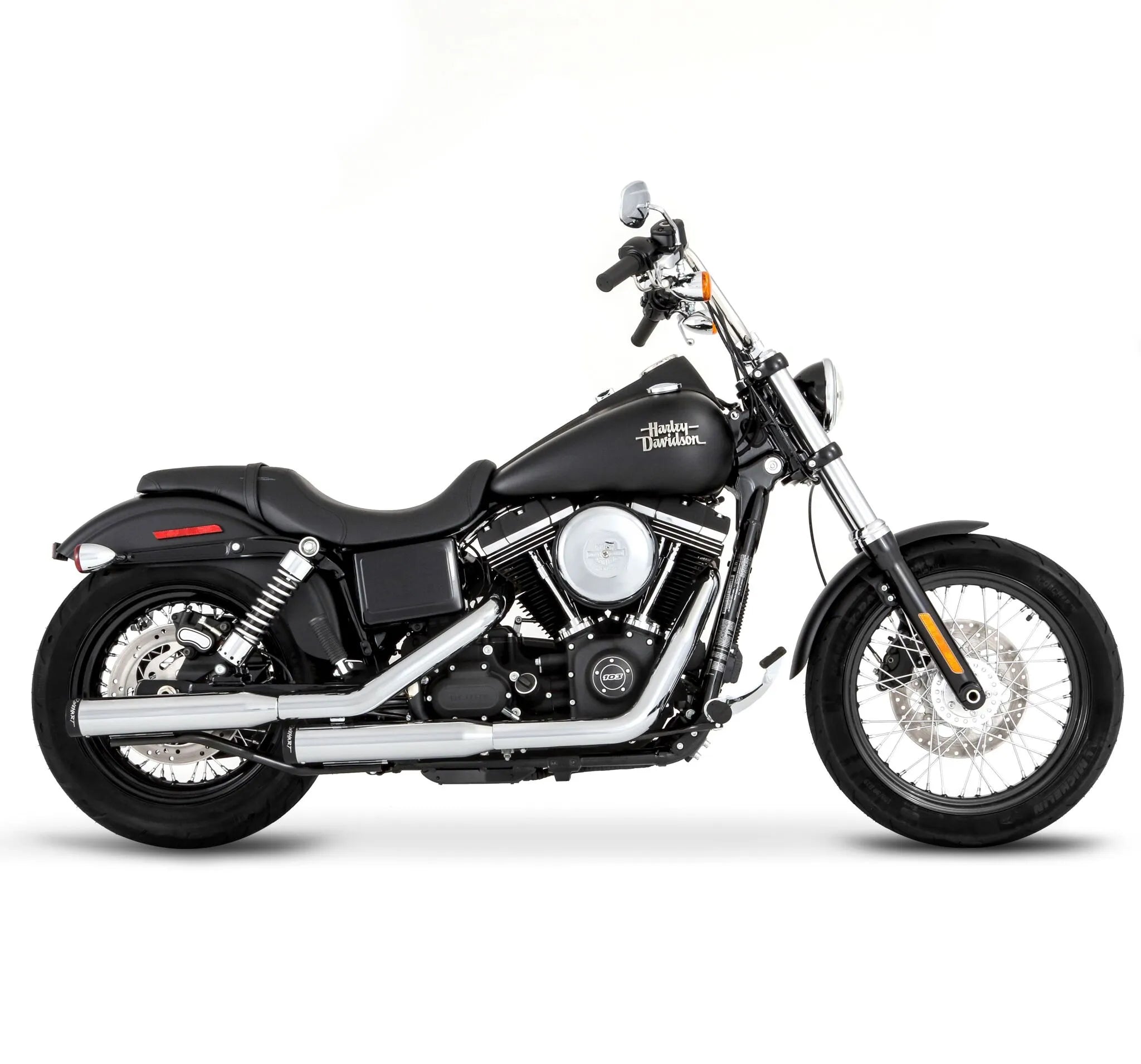 Rinehart Racing 3" Slip-on Mufflers For Dyna