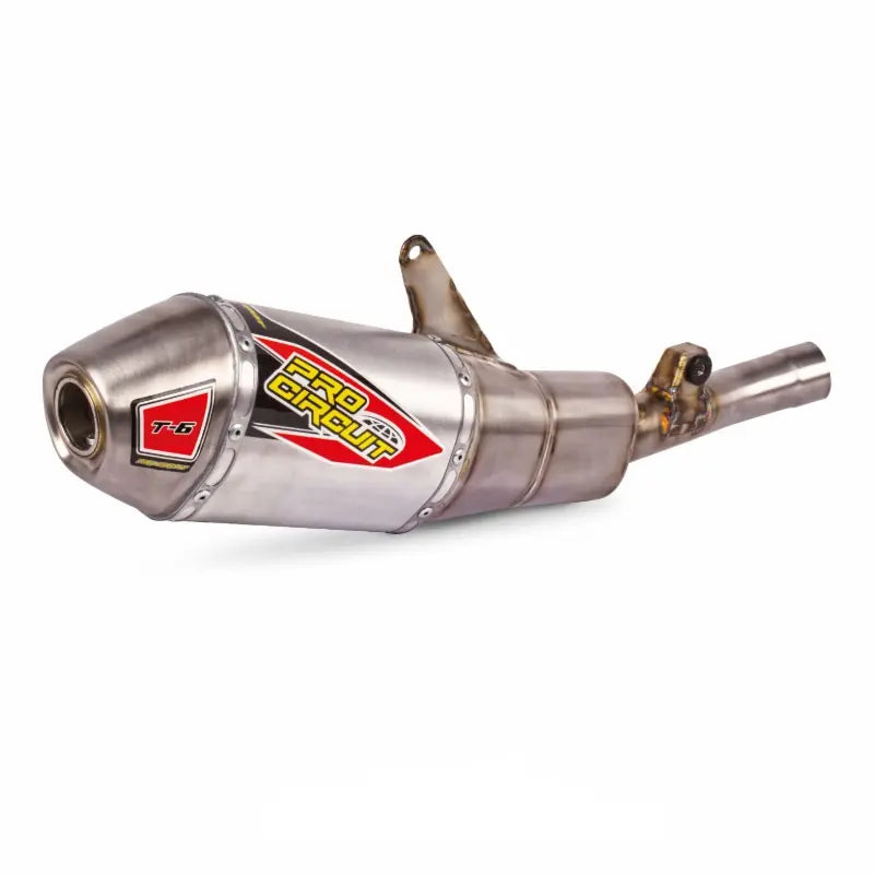 Pro Circuit T-6 Stainless Slip-on Silencer