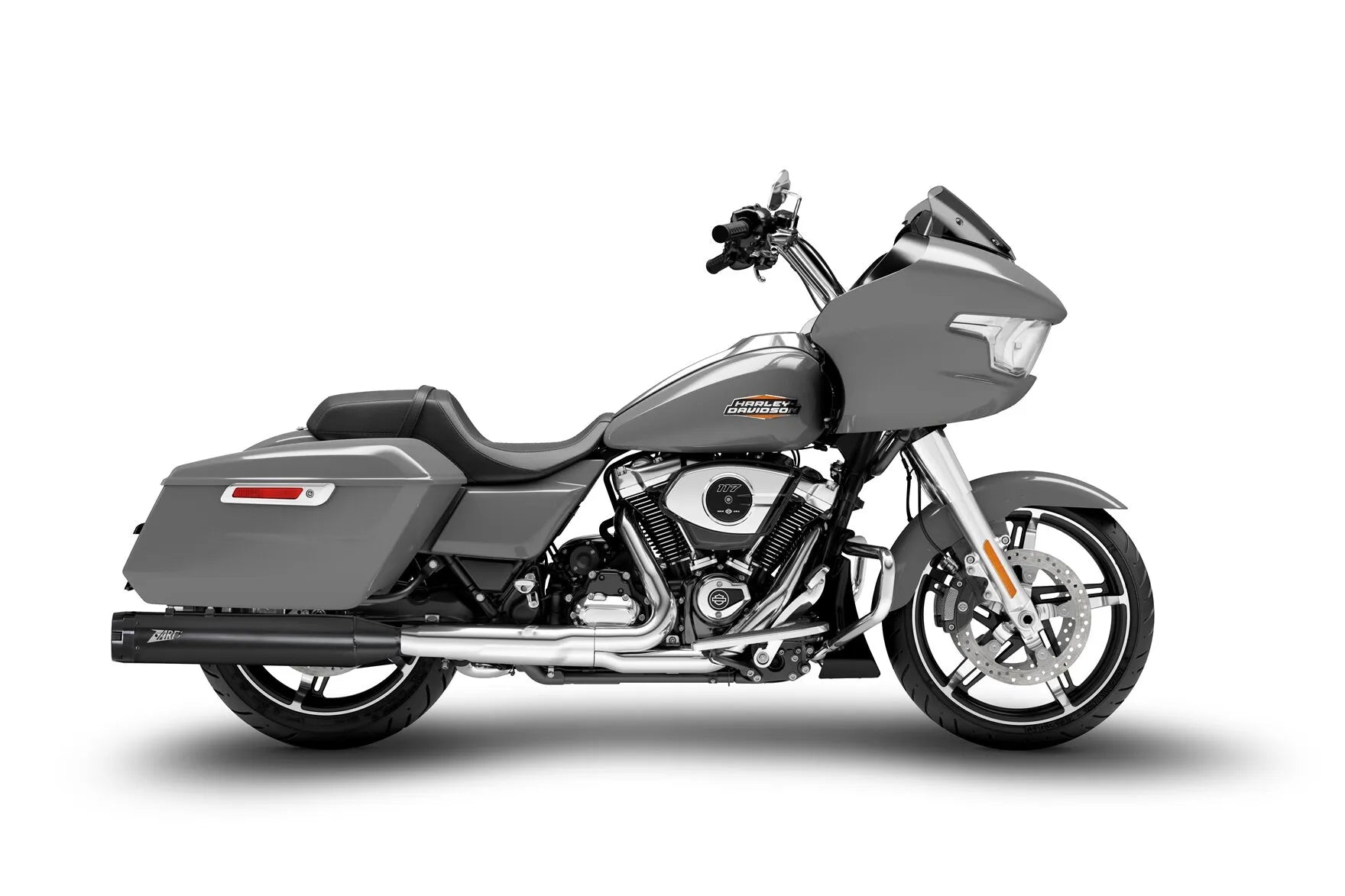Zard 4.5" Slip-on Mufflers For Harley-davidson Touring