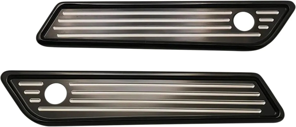 Pro-one Saddlebag Latch Covers - Black Anodized