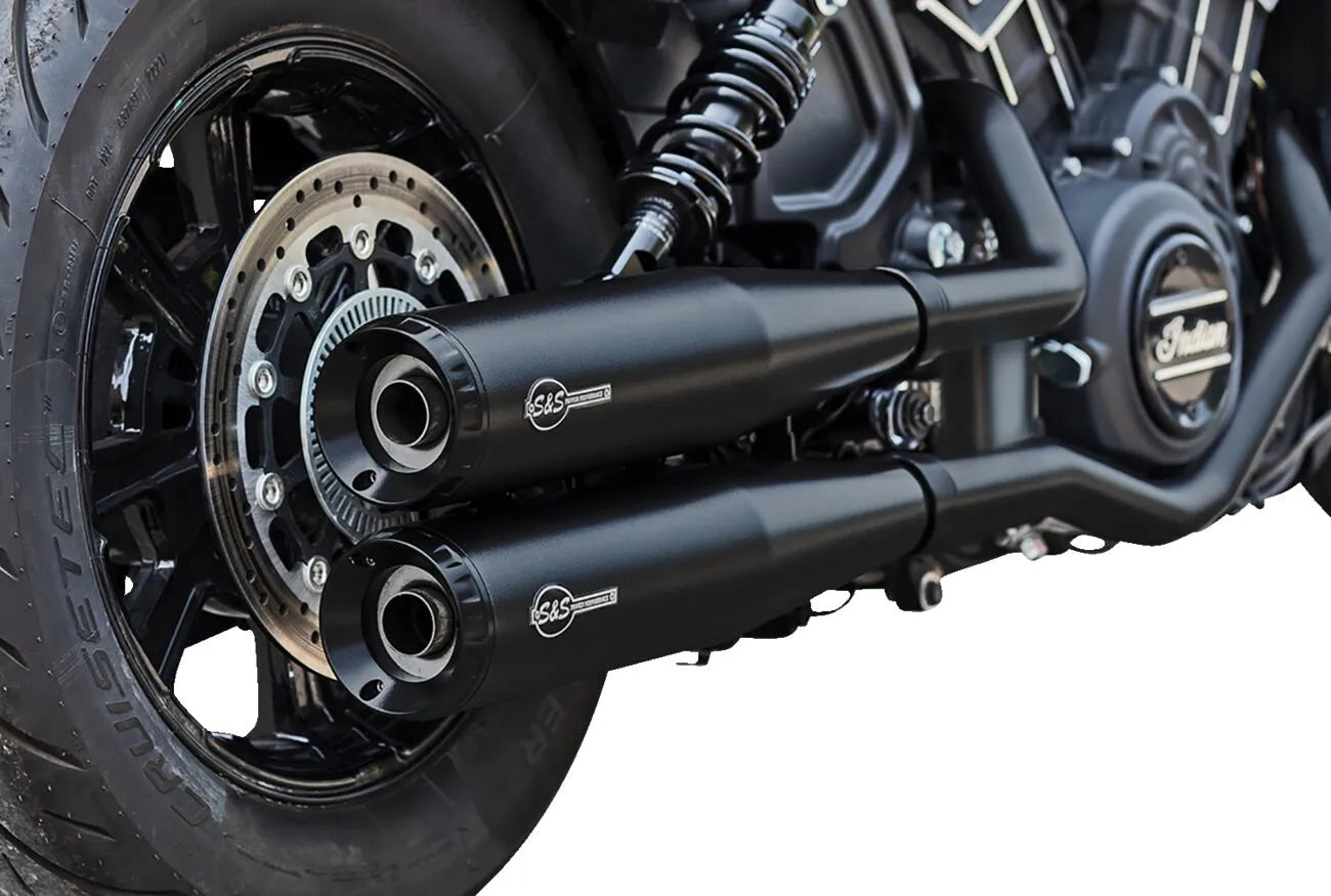 S&s Cycle Grand National Slip-on Mufflers For Indian Scout