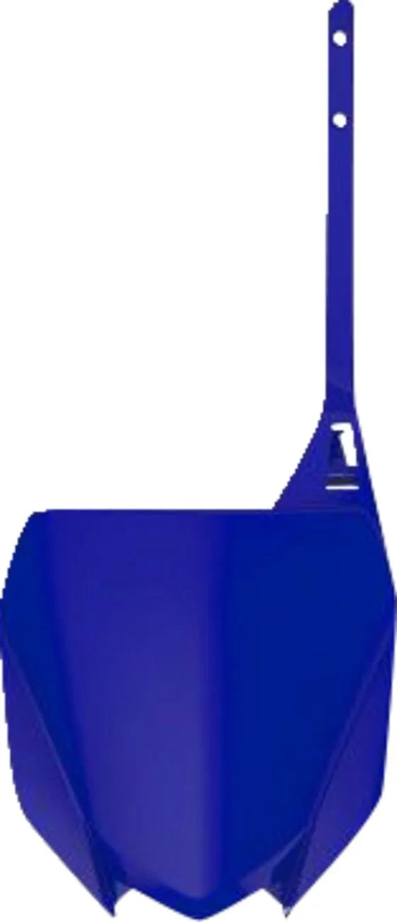 Polisport Front Number Plate - Blue