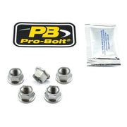 Pro Bolt Titanium Sprocket Nuts - 5 Pack