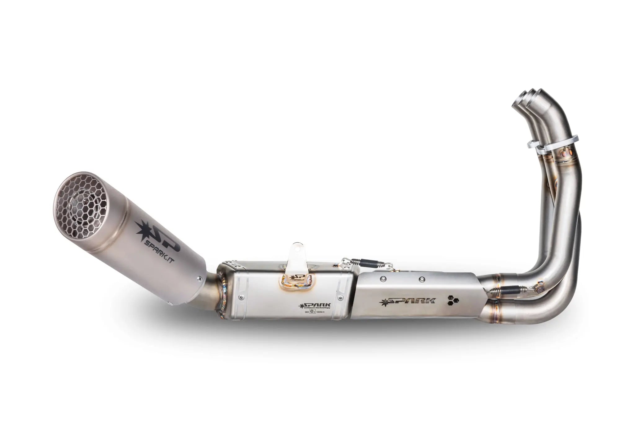 Spark Grid-o Exhaust System Full System Titanium Muffler