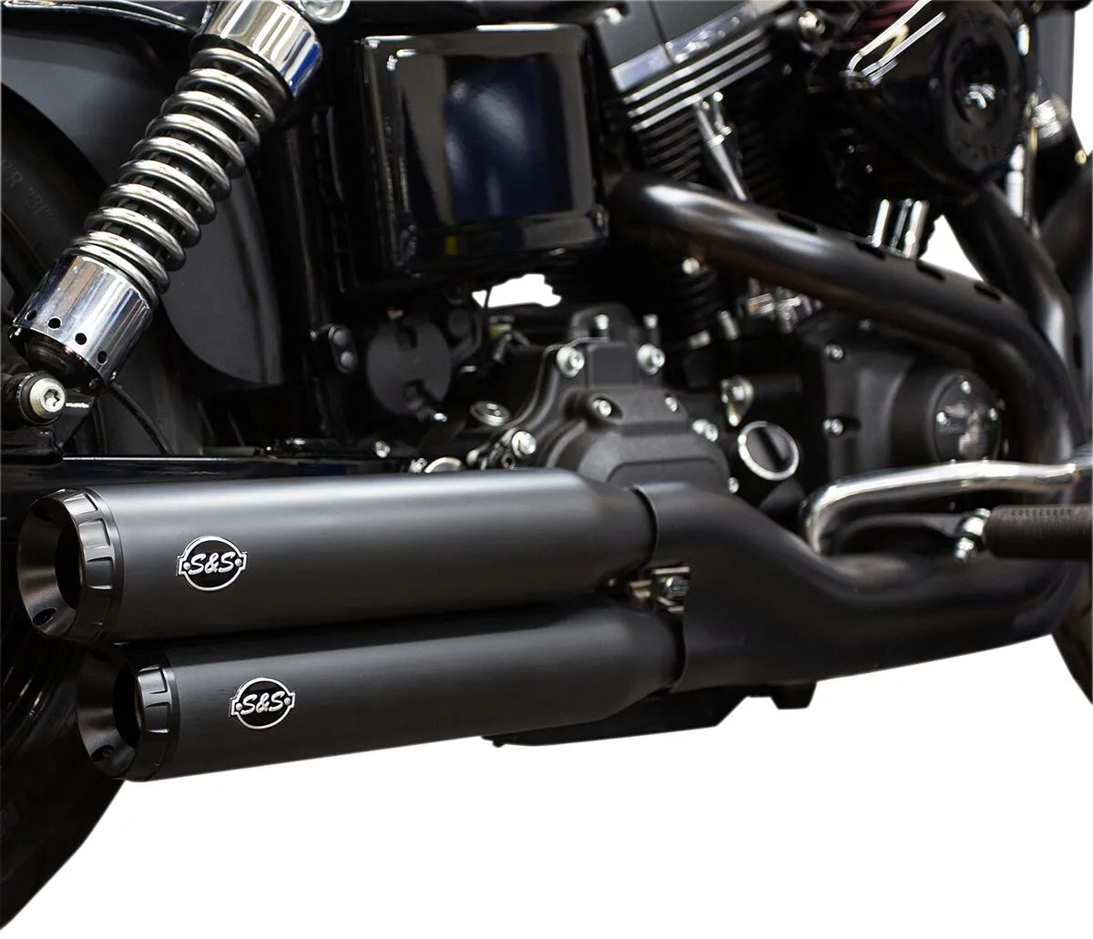 S&s Cycle Grand National Slip-on Mufflers - Black