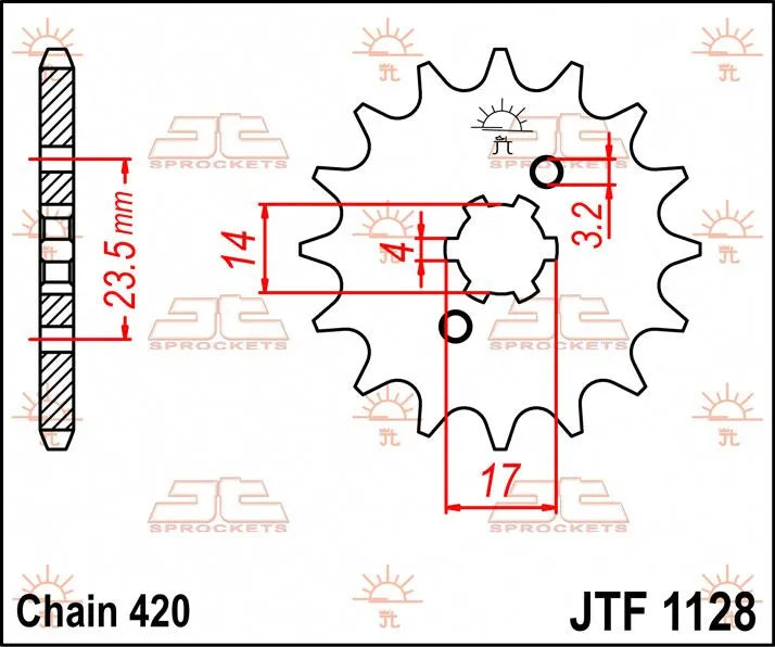 Jt Sprockets Front Sprocket 11t 420
