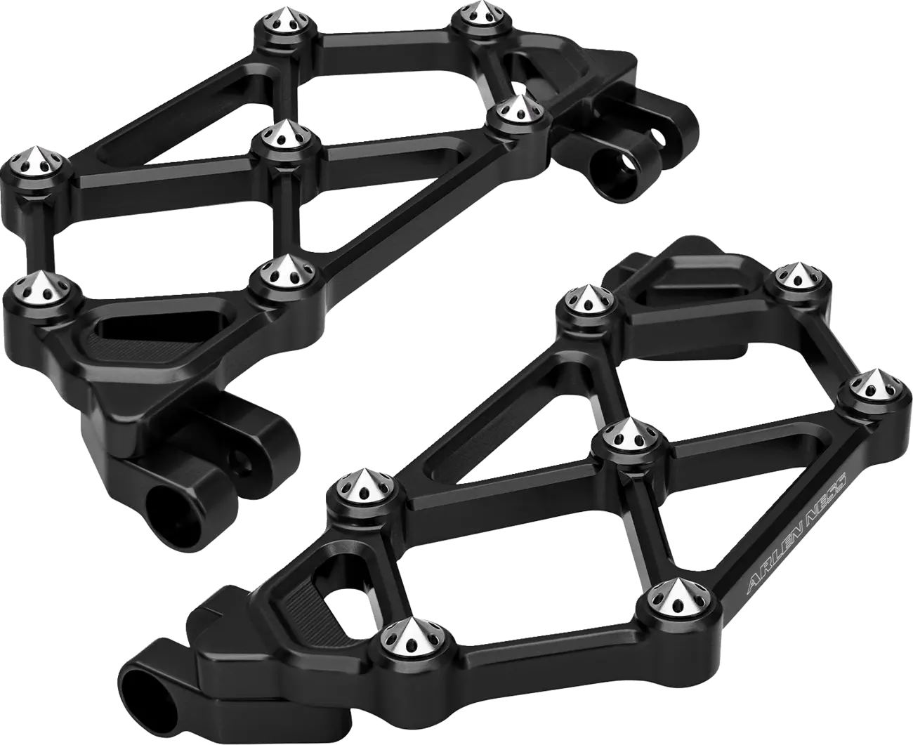 Arlen Ness Mini Diamond Floorboards - Black