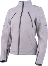 Icon Merc3™ tekstil motorcykeljakke til kvinder – grå