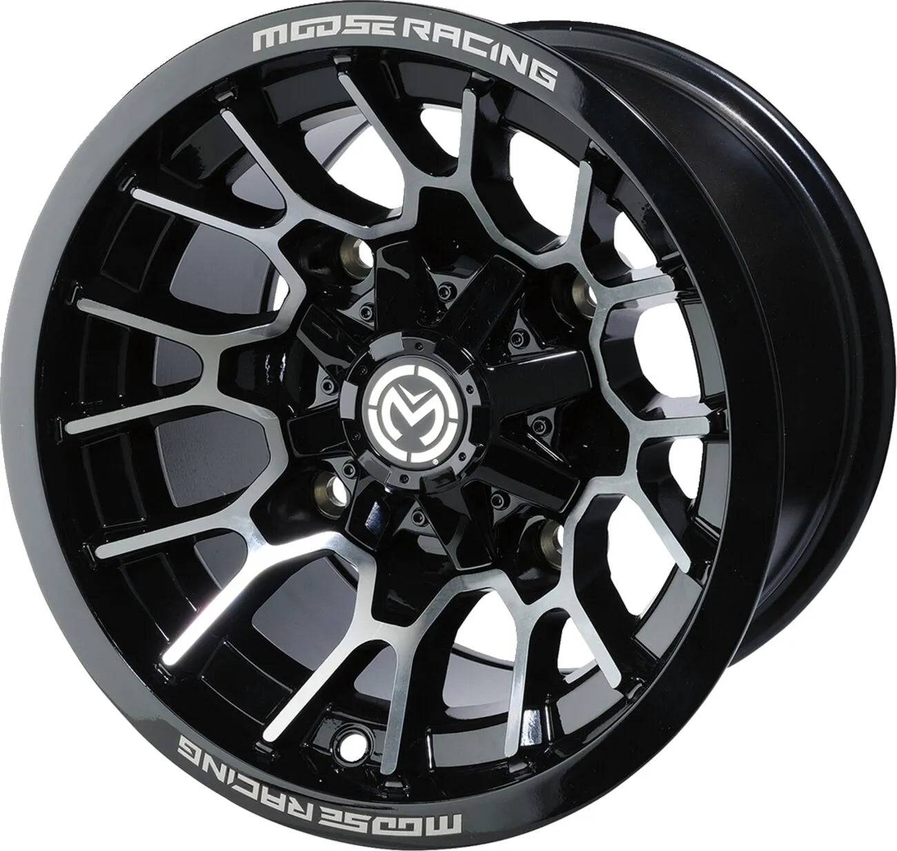 Moose Offroad 24x Wheel - Gloss Black, 12 Inch