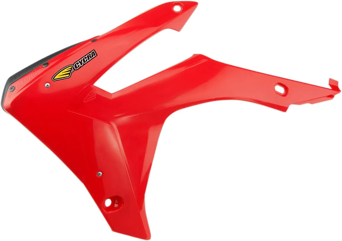 Cycra Powerflow Intake Radiator Shrouds Red