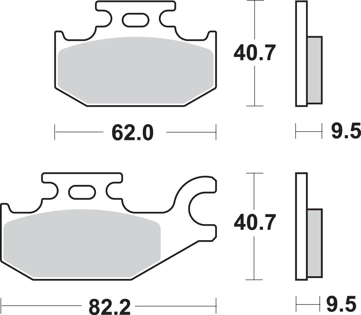 Sbs Si Offroad Sintered Brake Pads