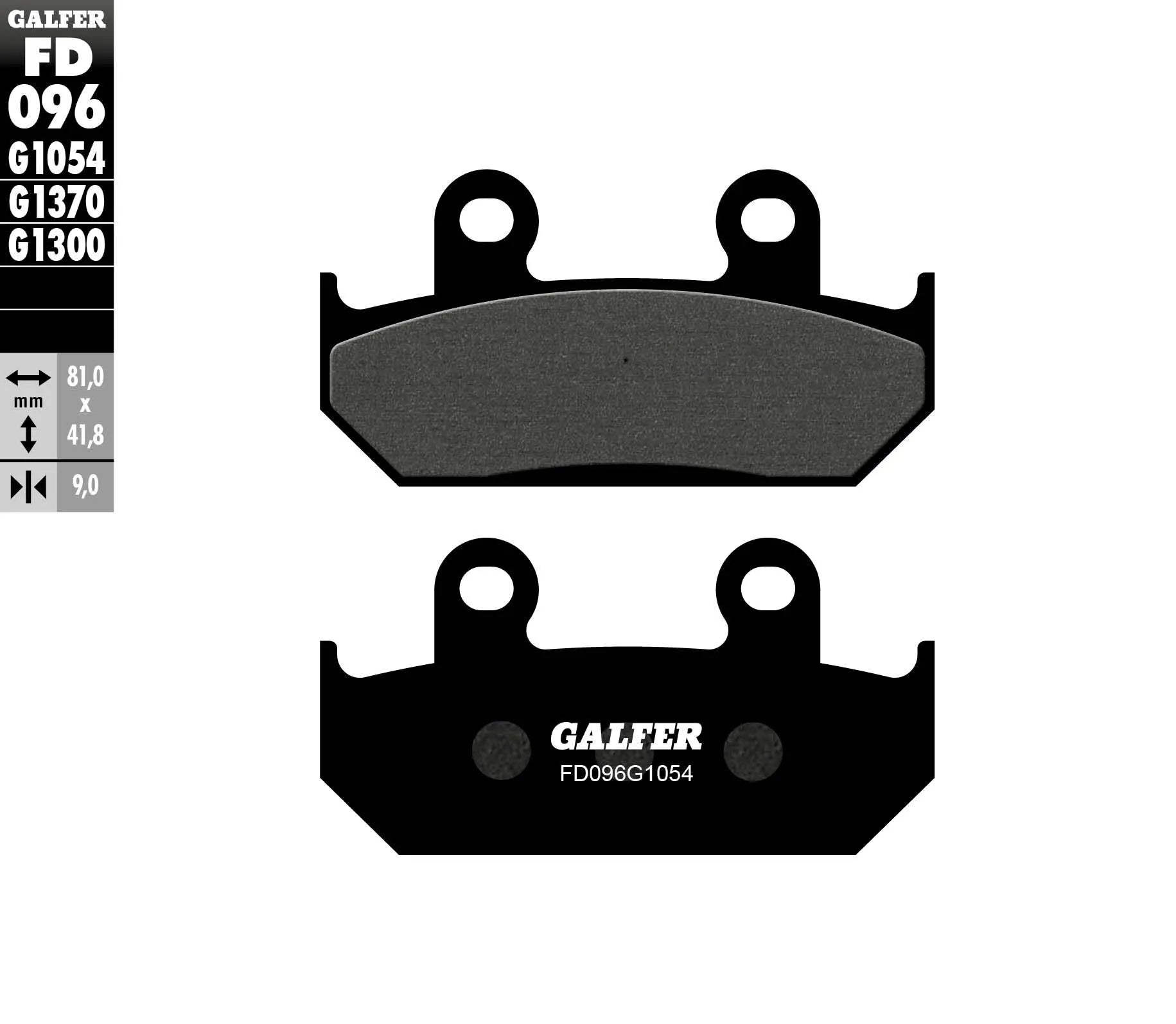 Galfer Semi-metallic Brake Pads For Oem Replacement