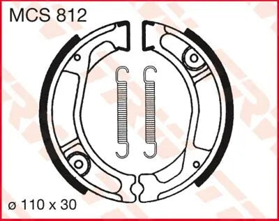 Trw Mcs812 Organic Brake Shoes - Superior Stopping Power