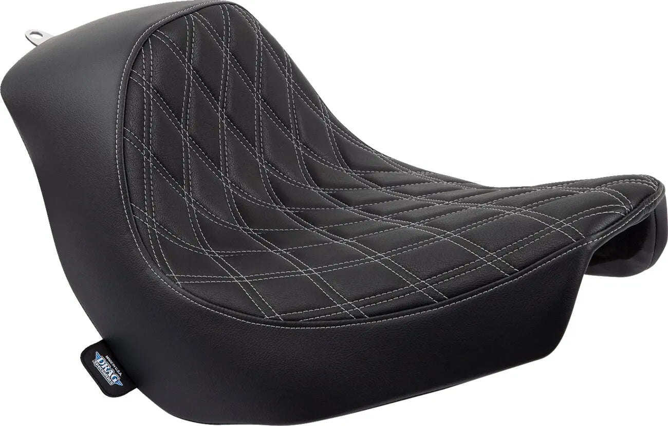 Drag Specialties Solo Seat - Black Vinyl