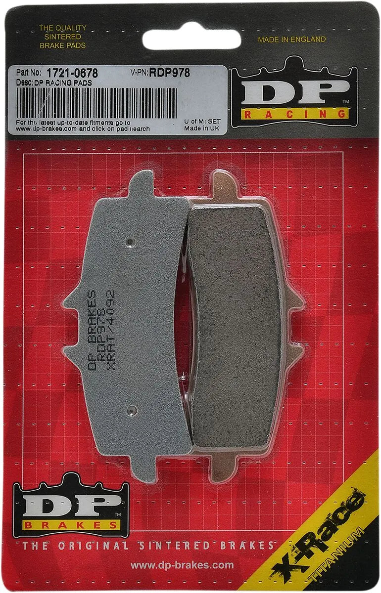 Dp Brakes Rdp X-race Titanium Sintered Brake Pads