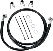 Drag Specialties Stainless Steel Front Brake Line Kit
