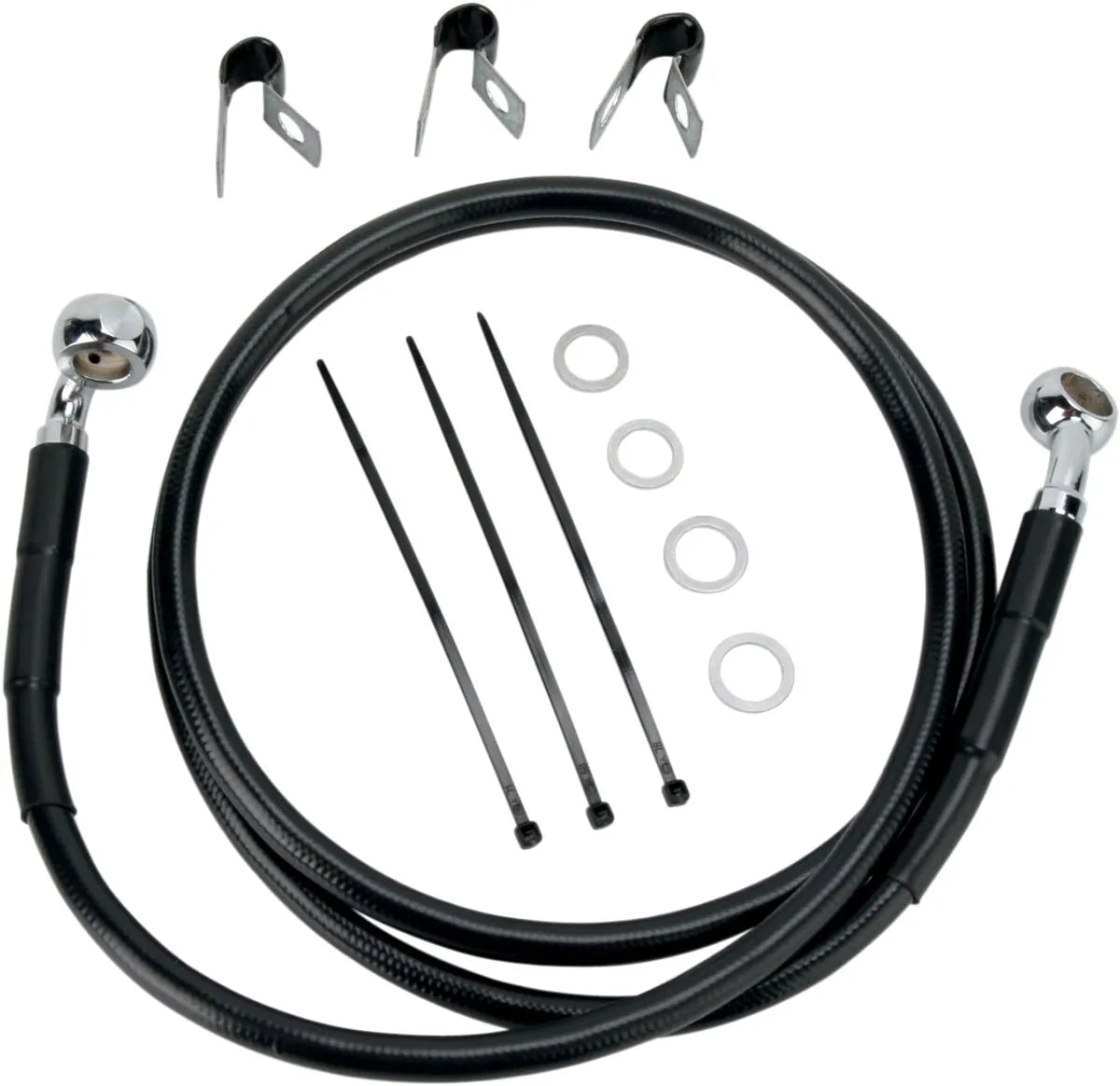 Drag Specialties Extended Brake Line Kit 54.25"
