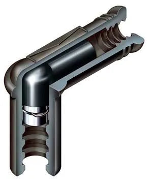 Champion Spark Plug Cap - Black Rubber