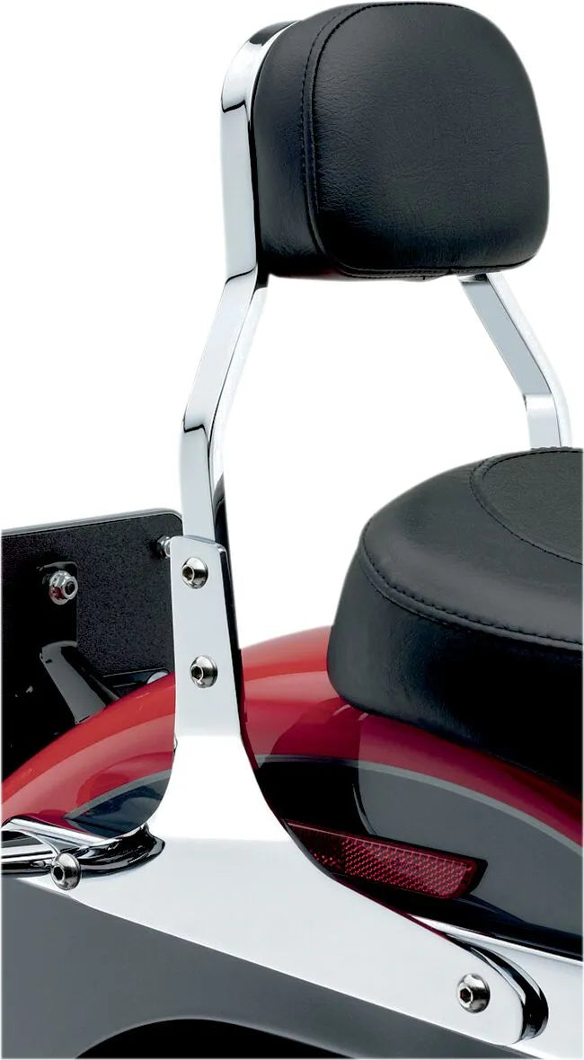 Cobra Square Sissy Bar - Chrome