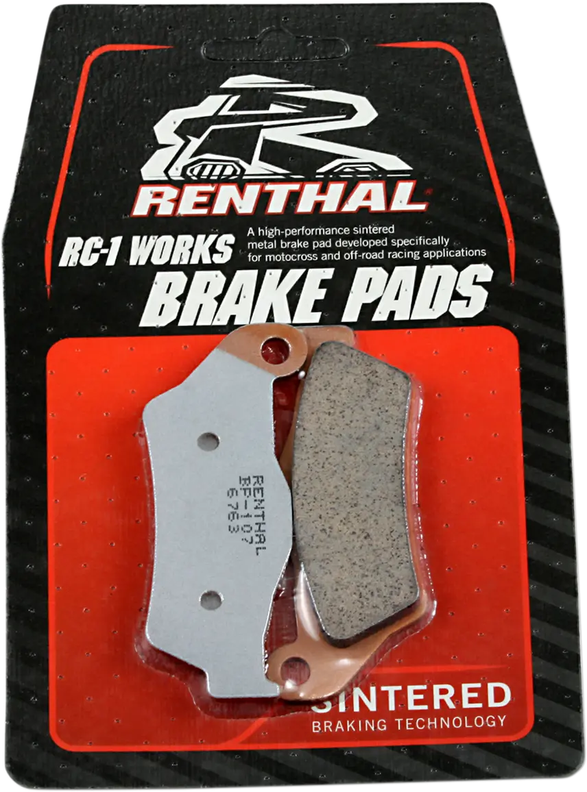 Renthal Rc-1 Works Brake Pads For Motocross