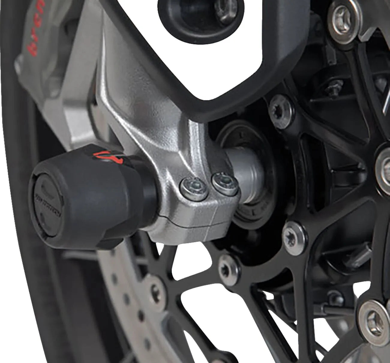 Sw-motech Front Axle Slider - Enhanced Protection