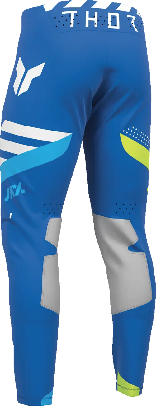 Thor Sportmode Synth Pants - Blue/White/Yellow
