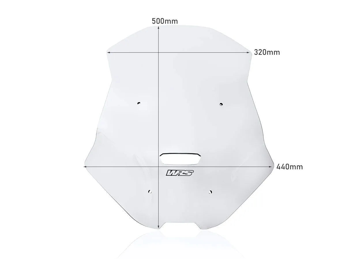 Wrs Scooter Windscreen - Clear Pmma Plexiglass